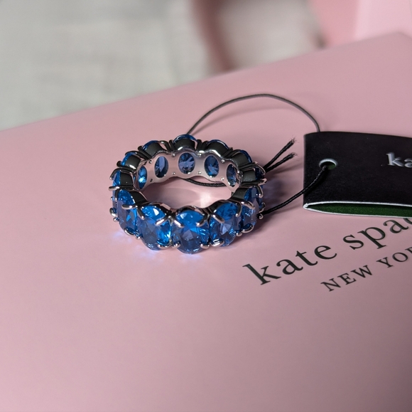 Kate Spade New York Candy🍬 🍭 Shop Ring- blue 💙+ silver size 7 - Picture 11 of 16